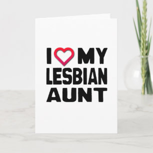 CARTE J'AIME MA CHANCE LESBIENNE