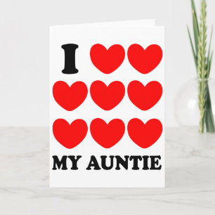 Carte J'Aime Ma Tante