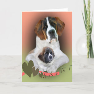 Carte J'aime mes marchandises de St Bernard