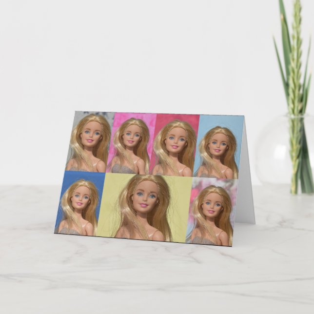 Carte J'aime mes poupées (Devant)