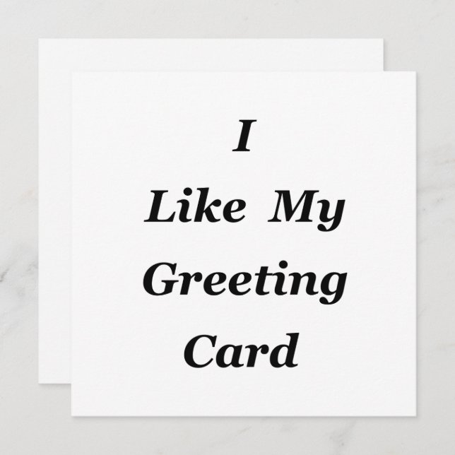 Carte J'aime mon (Devant / Derrière)