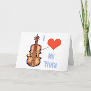 Carte J'aime mon alto