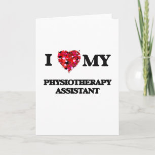Carte J'aime mon assistant de physiothérapie