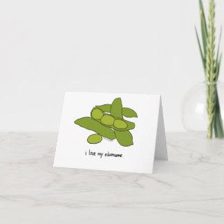 Carte J'aime mon EDAMAME