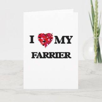 Carte J'aime mon Farrier
