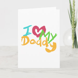 Carte J'aime mon papa