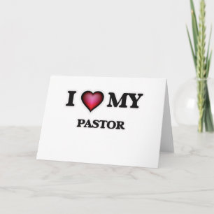 Carte J'aime mon Pasteur