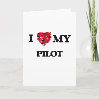 Carte J'aime mon pilote