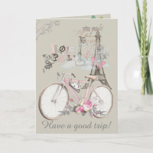Carte J'Aime Paris. Faites un bon voyage !