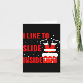 Carte J'aime rouler sur le dessus j'aime glisser à l'int