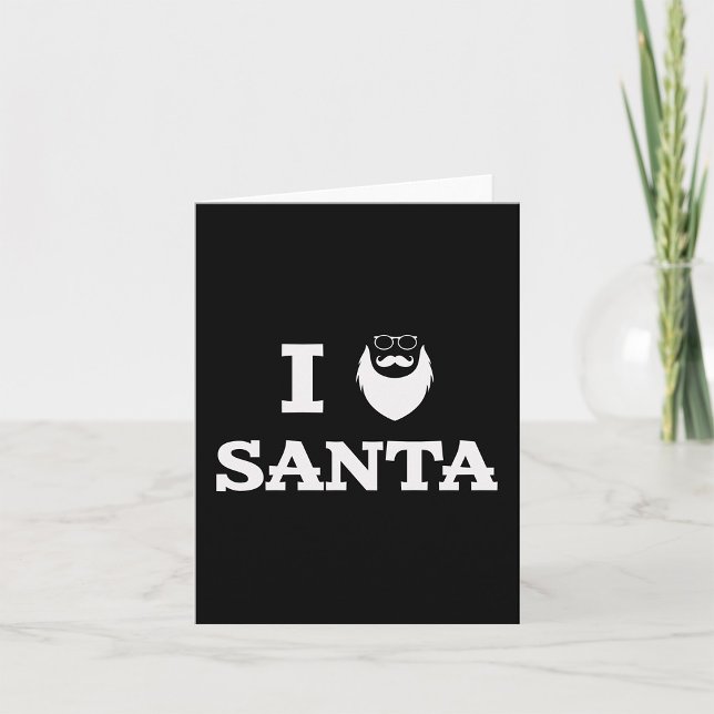 Carte J'aime Santa (Créateur téléchargé)