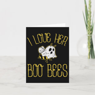 Carte J'Aime Son Boo Bees Couples Halloween Costum Adult