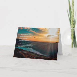 Carte Jalaluddin Rumi - follow your passiion