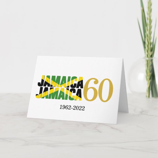 Carte JAMAICA 60e anniversaire de l'indépendance (Devant)