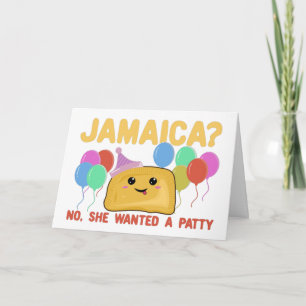 Carte Jamaïque ? Non Elle Recherché un Patty - Drôle Jam
