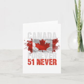 Carte Jamais 51e État du Canada Jamais 51 Jamais le Cana