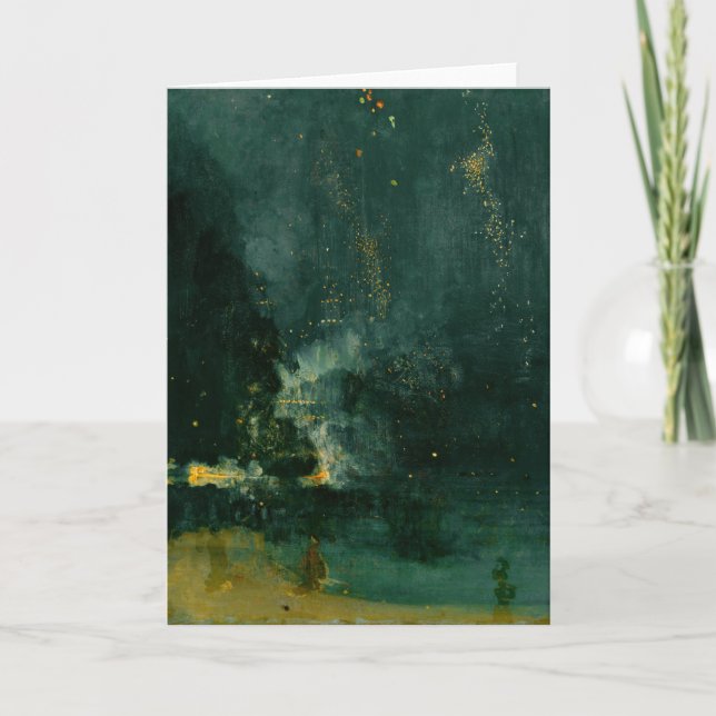 Carte James Whistler - Nocturne en noir et or (Devant)