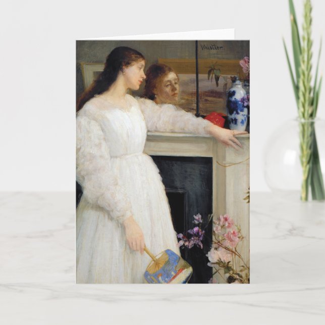 Carte James Whistler - Symphonie en blanc no 2 (Devant)