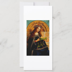 Carte Jan van Eyck - Vierge Marie Collection d'art fin