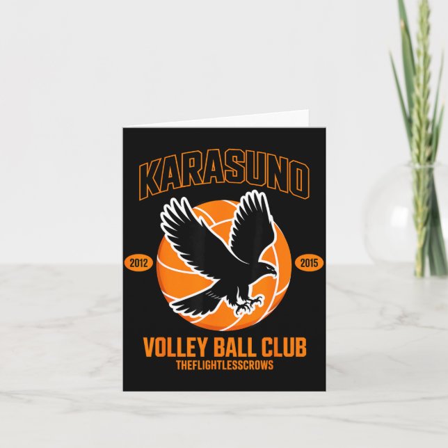 Carte Japanese Anime Volleyball Club Karasunooo High  (Devant)