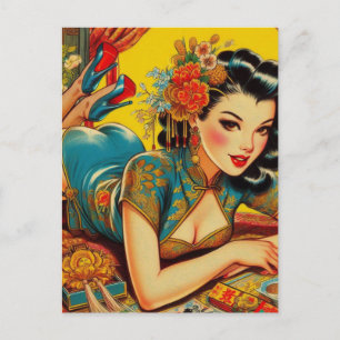 Carte japonaise vintage