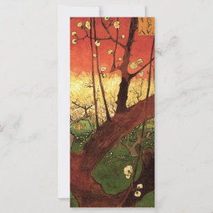 Carte Japonisme : Arbre à prune fleuri par Vincent van G