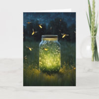 Jar de lucioles d'anniversaire
