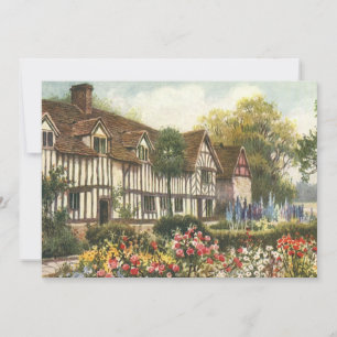 Carte Jardin à la française d'architecture vintage Cotta