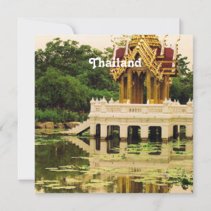 Carte Jardin aquatique Thaïlande