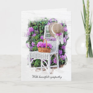 Carte Jardin Azalea avec chaise et Casquette