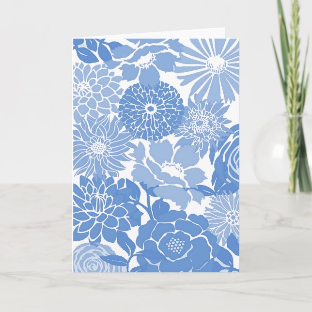 Carte Jardin bleu (Devant)