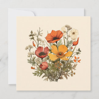 Carte Jardin botanique du Plante Fleur sauvage jaune