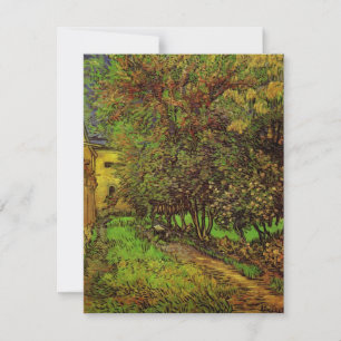 Carte Jardin de l'hôpital Saint-Paul par Vincent van Gog