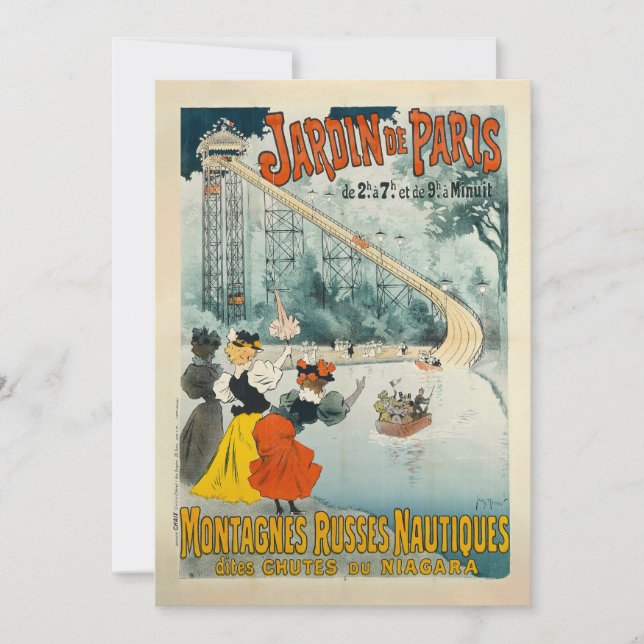 Carte Jardin de Paris | Georges Meunier (Devant)