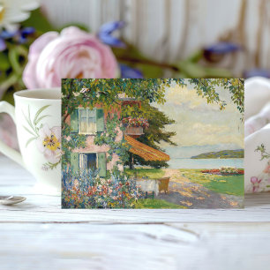 Carte Jardin de printemps à Starnberg Edward Cucuel