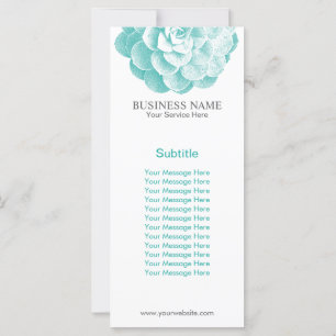 Carte Jardin de printemps Succulent Élégant Floral