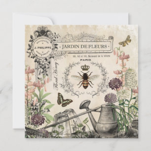 CARTE JARDIN DES BEE FRANÇAIS