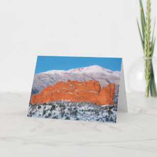 Carte Jardin des Dieux Pikes P[eak, Colorado