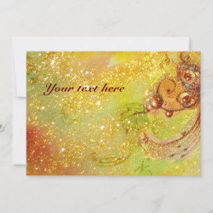 CARTE JARDIN DES OMBRES PERDUES / MONOGRAMME PAPILLON