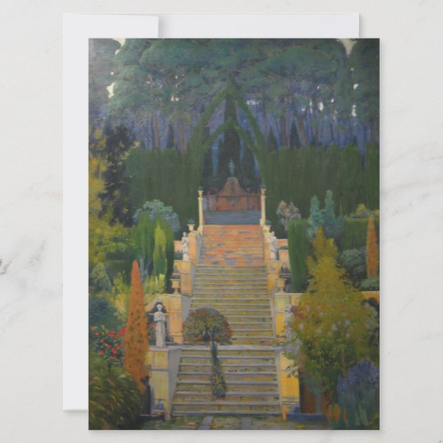 Carte Jardin d'État à Palma de Majorque (Devant)