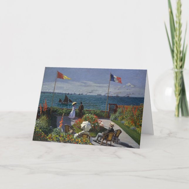 Carte Jardin du Monet à Sainte-Adresse (Devant)
