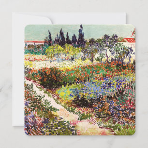 Carte Jardin Floral Van Gogh À Arles Art Floral