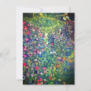 Carte Jardin italienne Gustav Klimt