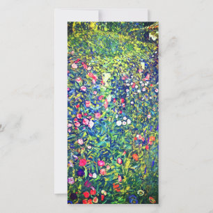 Carte Jardin italienne Gustav Klimt