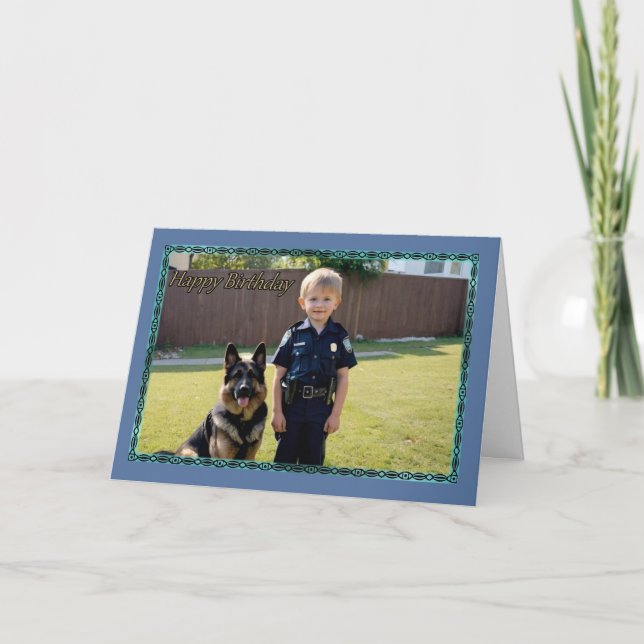Carte Jardin Patrol's Birthday Card (Devant)