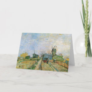 Carte Jardin végétal à Montmartre par Vincent van Gogh
