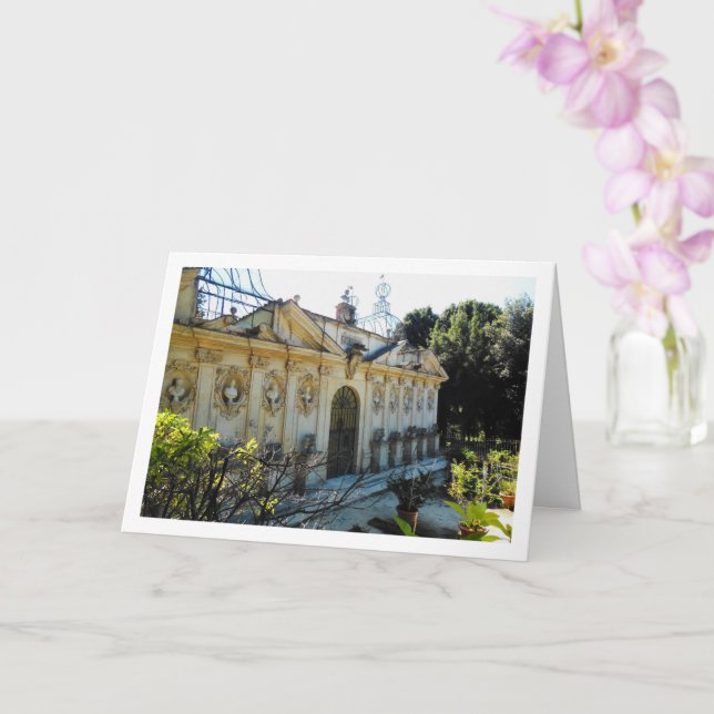 Carte Jardins de la Villa Borghese, Rome, Italie (Orchidée)