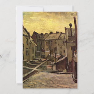 Carte Jardins de maisons anciennes par Vincent van Gogh