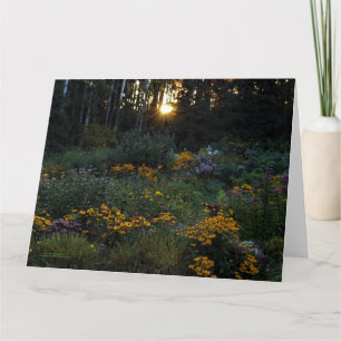 Carte Jardins du coucher du soleil mi-septembre