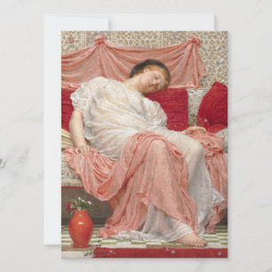 Carte Jasmine (Belle Jeune femme qui dort)